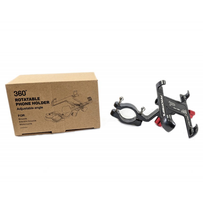 Universal Phone Holder for Bicycle, Scooter, or Motorcycle PROMEND/YOMI Racing, Handlebar Mount
