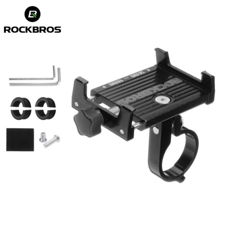 Universal Phone Holder for Bicycle, Scooter, or Motorcycle ROCKBROS, Handlebar Mount