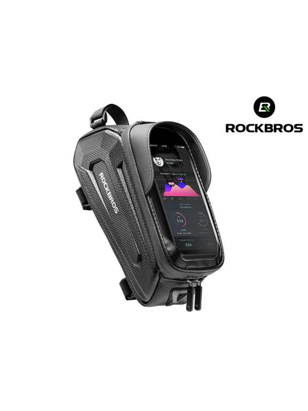 Universalus vandeniui atsparus telefono dėklas/krepšys dviračiui Rockbros B68
