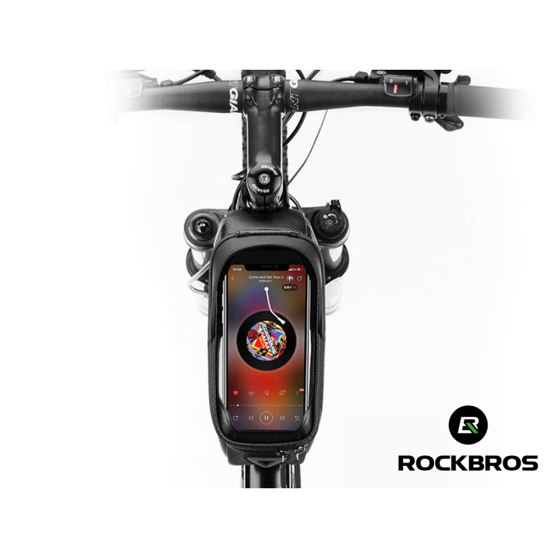 Universalus vandeniui atsparus telefono dėklas/krepšys dviračiui Rockbros B68 Universalus vandeniui atsparus telefono dėklas/krepšys dviračiui Rockbros B68