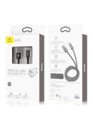 USB 2.0 - Type-C Fast Charging & Data Cable BASEUS 5A 1m