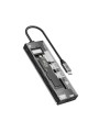 USB Hub (HUB) Essager 8-in-1 with Type-C, SD/TF Card Reader, HDMI, and SSD Port