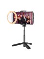 Blitzwolf LED Ring Light (Selfie Ring) for Phone, Rechargeable, Black