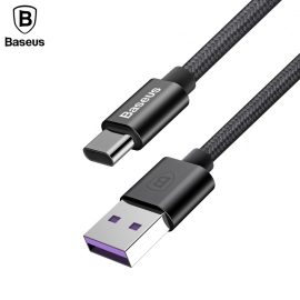 USB 2.0 - Type-C telefono greito krovimo - duomenų perdavimo laidas BASEUS 5A 1m