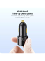 ESSAGER 100W USB-A / USB-C Automobilinis Įkroviklis – Greitas Ir Galingas Įkrovimas