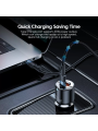 ESSAGER 100W USB-A / USB-C Car Charger – Fast and Powerful Charging